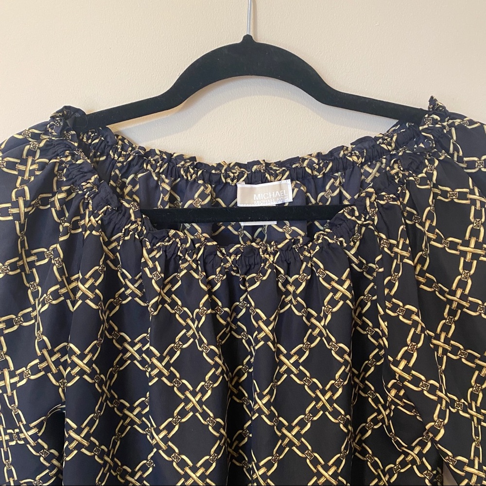 Michael Kors Chain Link Blouse (SP) - Picture 3 of 7